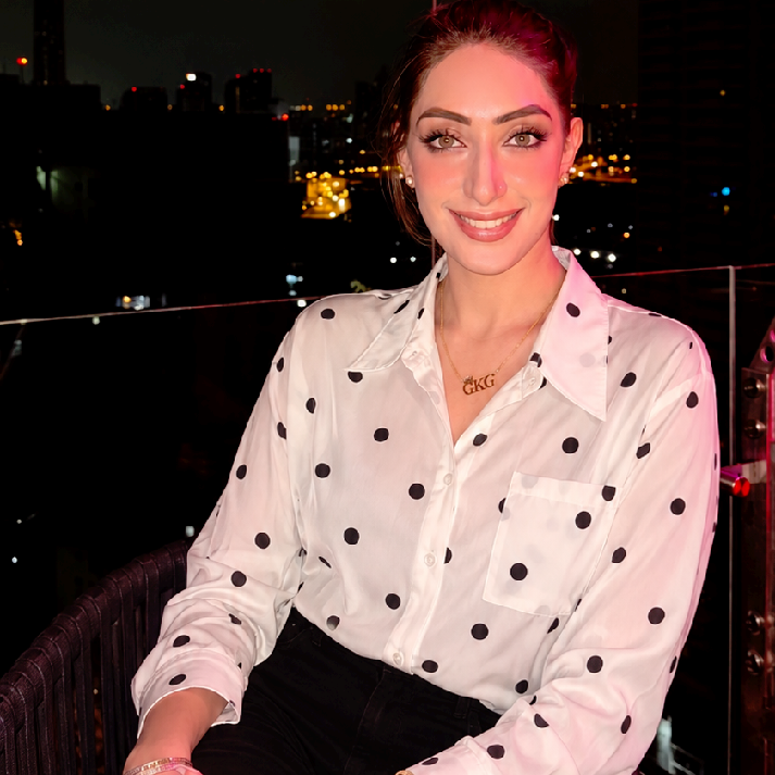 White & Black Polka Dot Relaxed Shirt