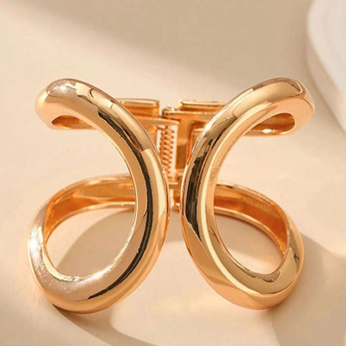 Luxury Metallic Gold -Tone Statement Cuff Bracelet | Luxe Mulher