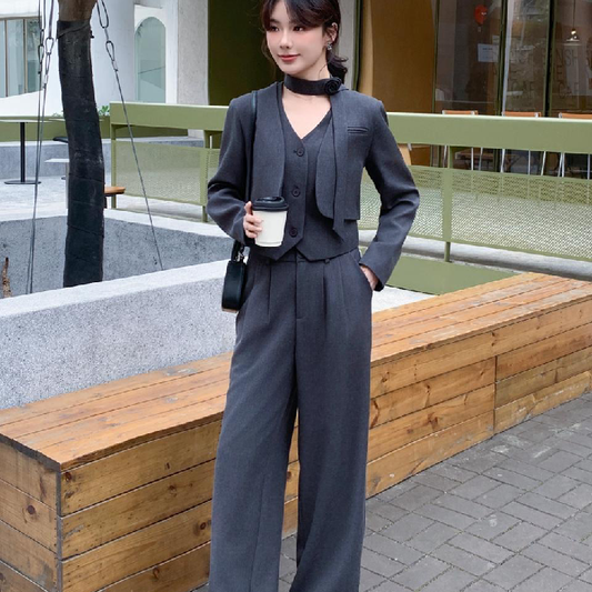 Midnight Muse Tailored Blazer Set