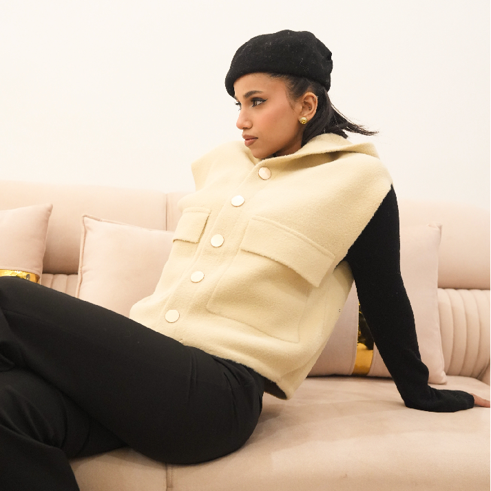 Parisian Contrast Hoodie Jacket by Label Luxe Mulher