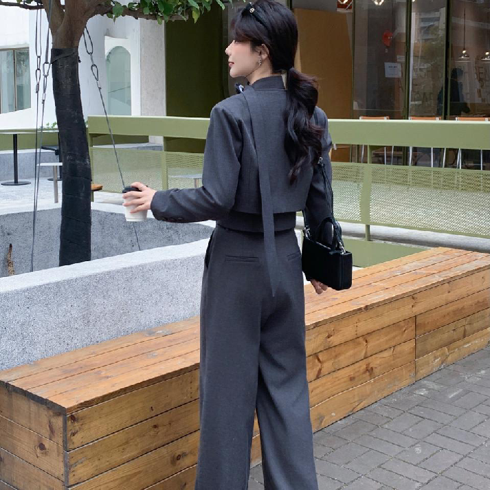 Midnight Muse Tailored Blazer Set