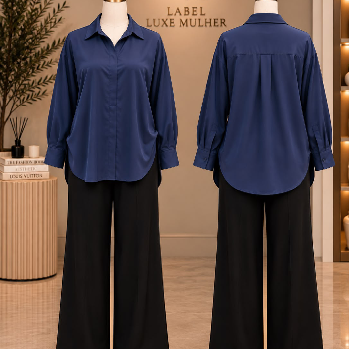 Satin Oversized Button-Down Shirt – Multi-Colour Collection