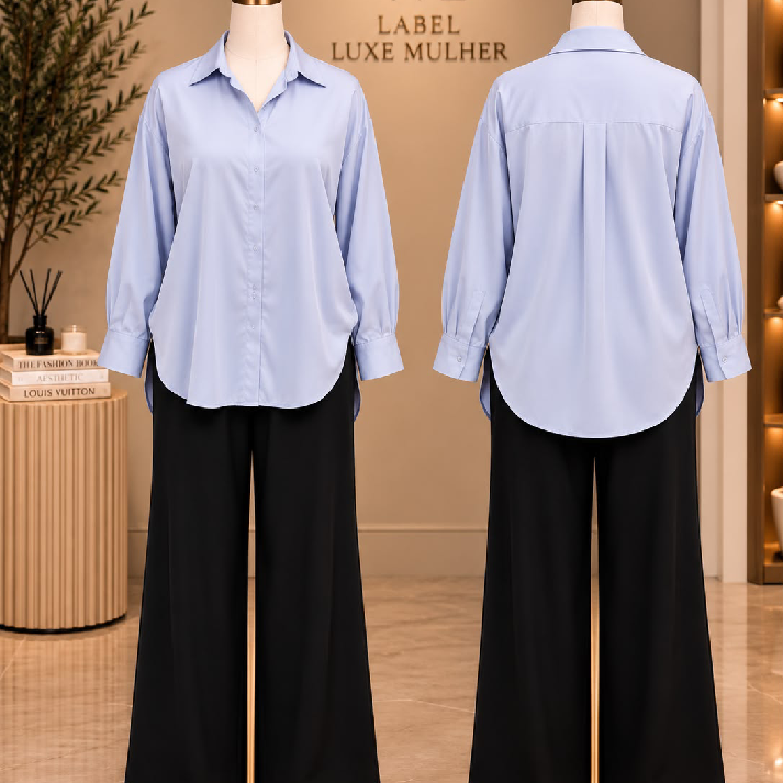 Satin Oversized Button-Down Shirt – Multi-Colour Collection