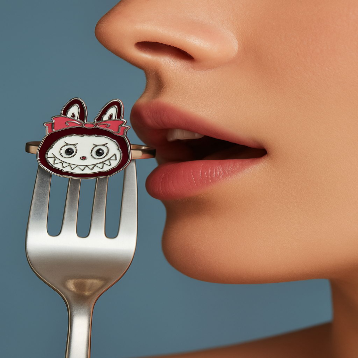 Cute Cartoon Bunny Ring | Funky Enamel Adjustable Jewelry