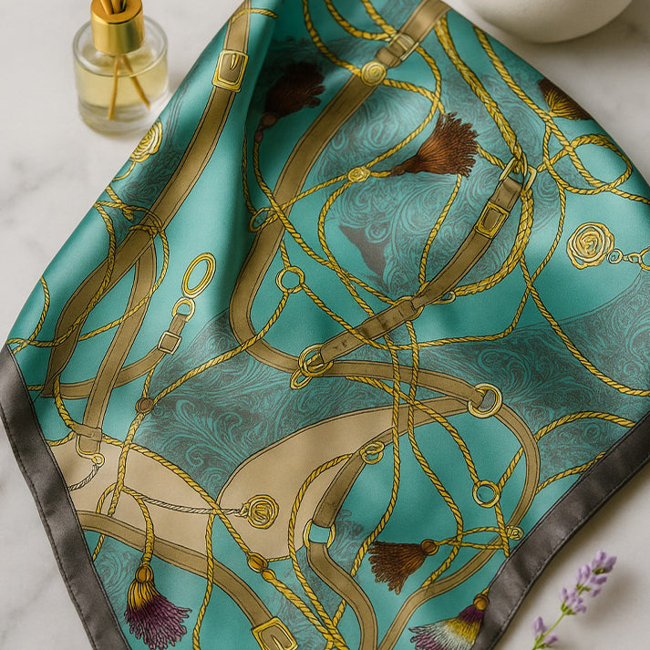 Silky Persian Satin Wrap with Digital Print That Gives You Royal Look